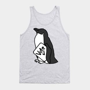 Penguin Says Vote Tank Top